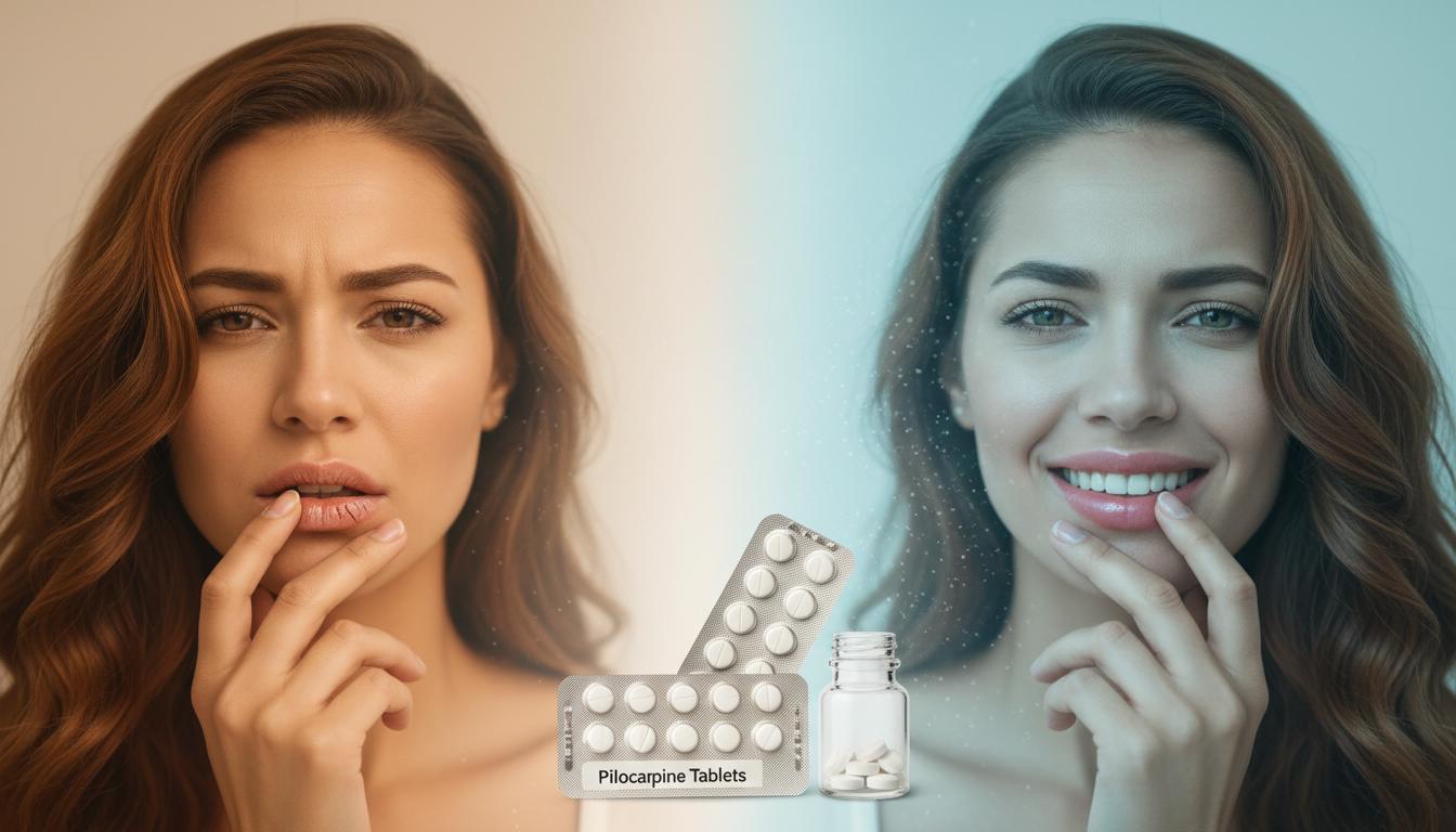 Let's learn about Pilocarpine tablets for dry mouth.
