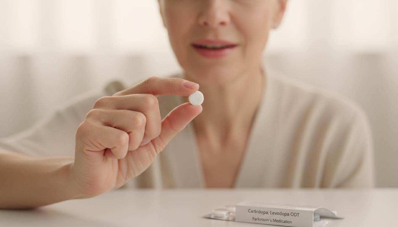 Should we know about Carbidopa; Levodopa tablets, which dissolve in the mouth and are used for Parkinson's disease? (Carbidopa; Levodopa Disintegrating Tablets)