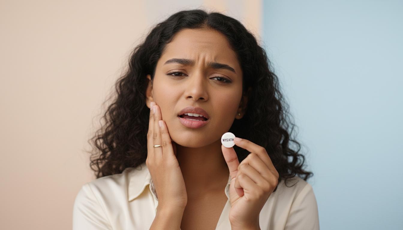 Let's learn about Nystatin lozenges for oral fungus.