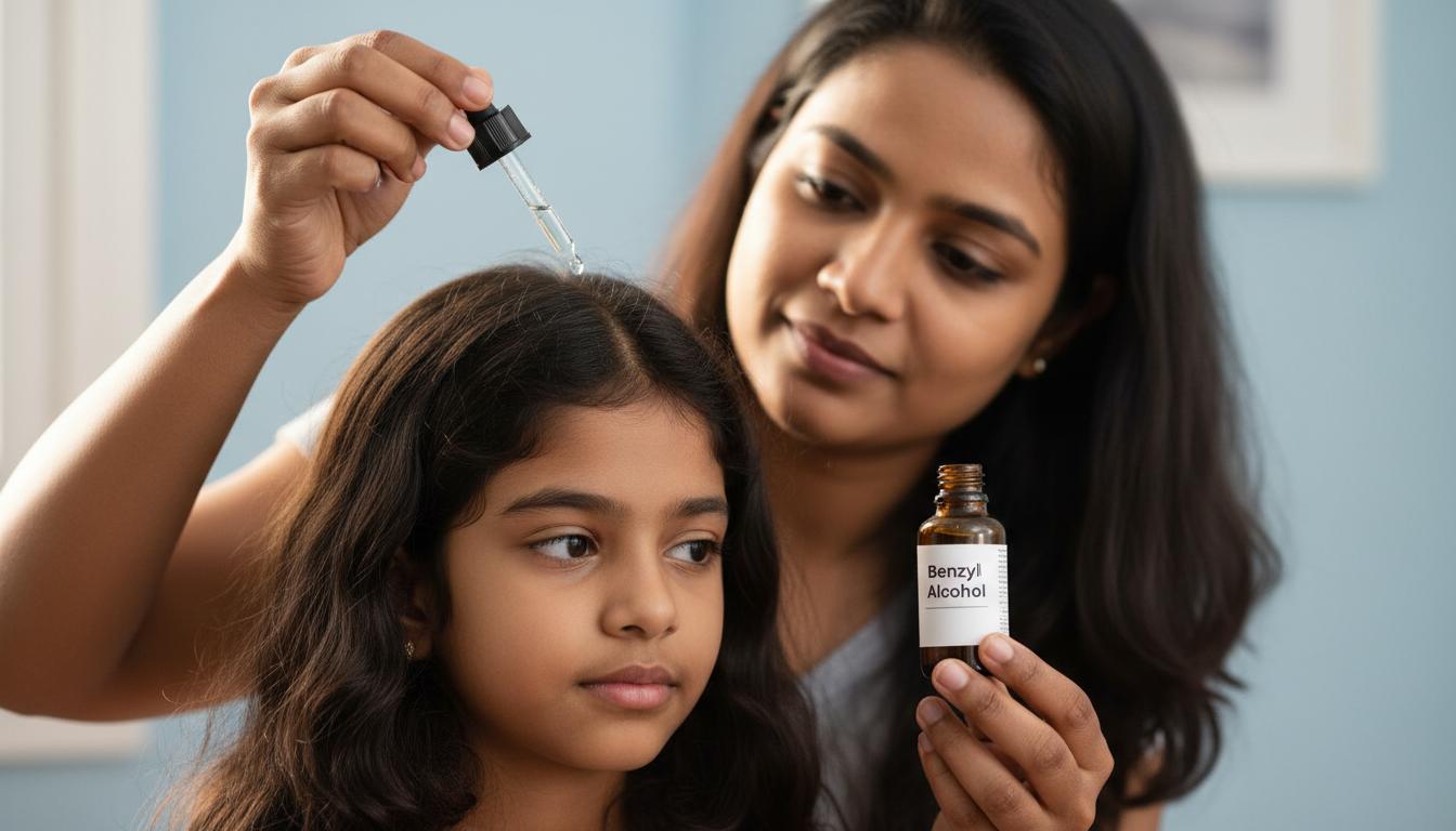 Solution to head lice: Let's learn exactly about Benzyl Alcohol liquid