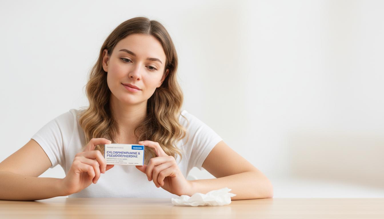 Should we be aware of this medicine for phlegm and nasal congestion? (Chlorpheniramine & Pseudoephedrine)
