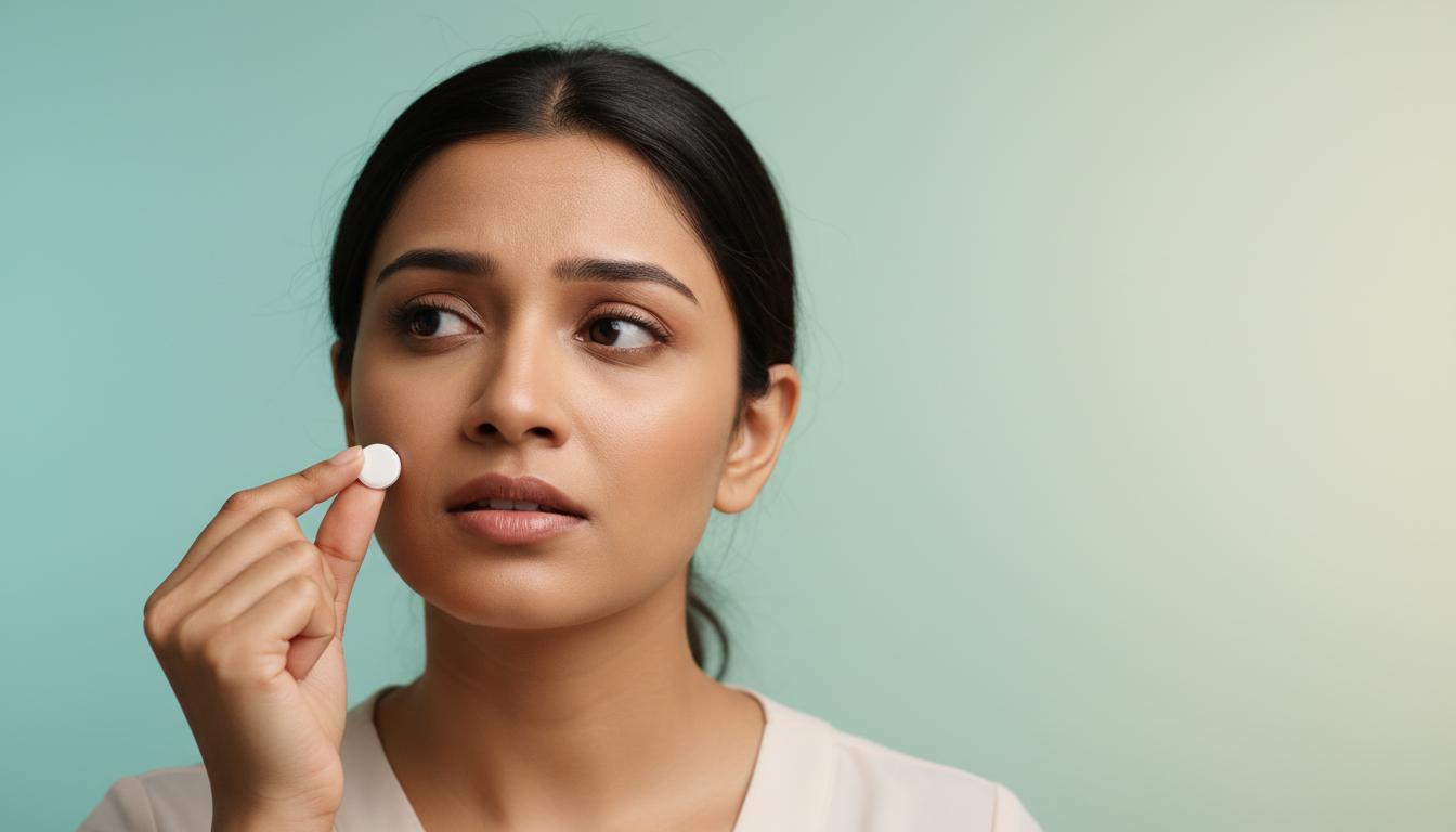 A gummy tablet for saliva droplets? (Miconazole Buccal Tablet) Let's talk about this!