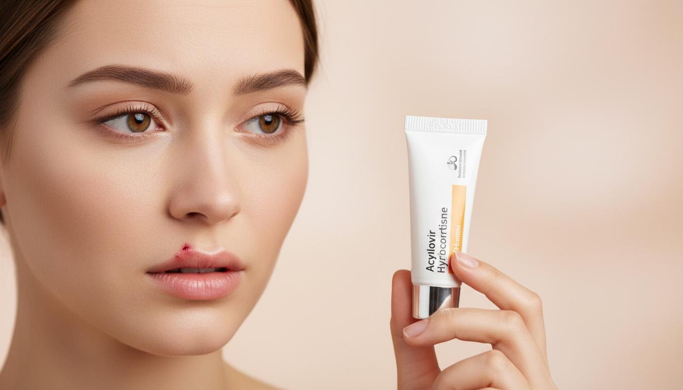 Is this the cream the doctor gave me for cold sores on my lips? (Acyclovir; Hydrocortisone) Let's find out exactly what it is.