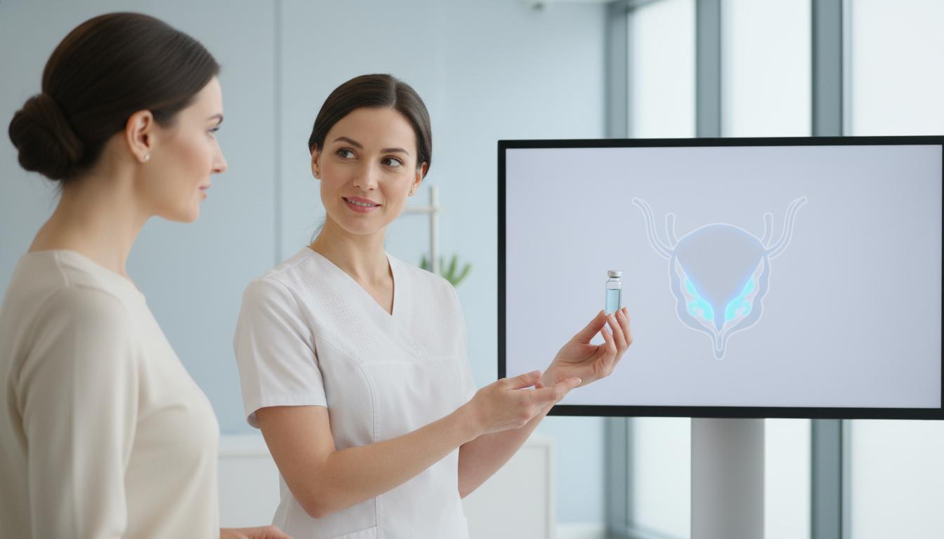 Let's learn about a special liquid (Hexaminolevulinate) that helps detect bladder cancer.