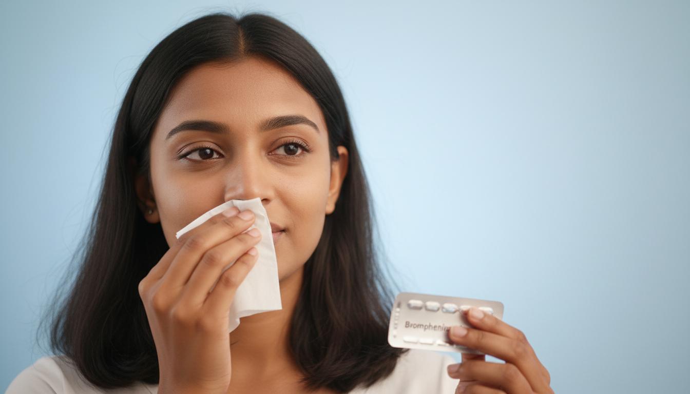 Let's learn more about the Brompheniramine pill for allergies.