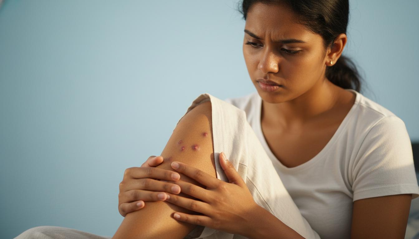 Are you experiencing red, painful bumps on your legs? Could it be Erythema Nodosum? Let's talk!