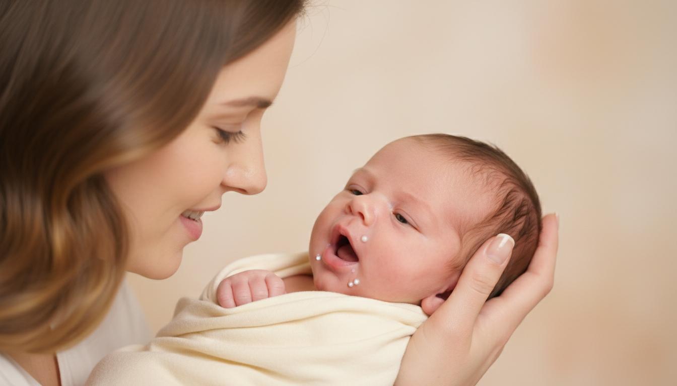 Does your little one have white bumps in their mouth? They could be Epstein Pearls!