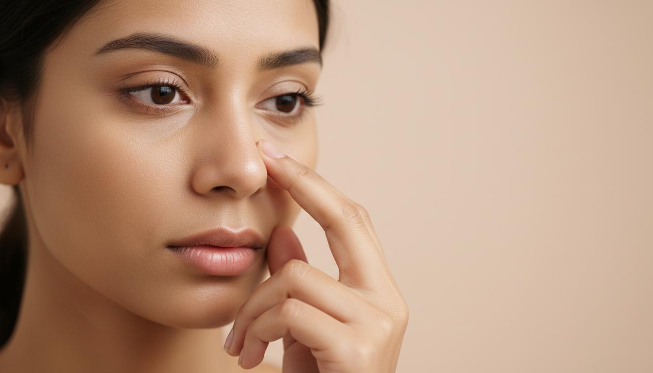 Have you ever had a small lump like this on your nose? (Fibrous Papule) Don't worry, let's find out!