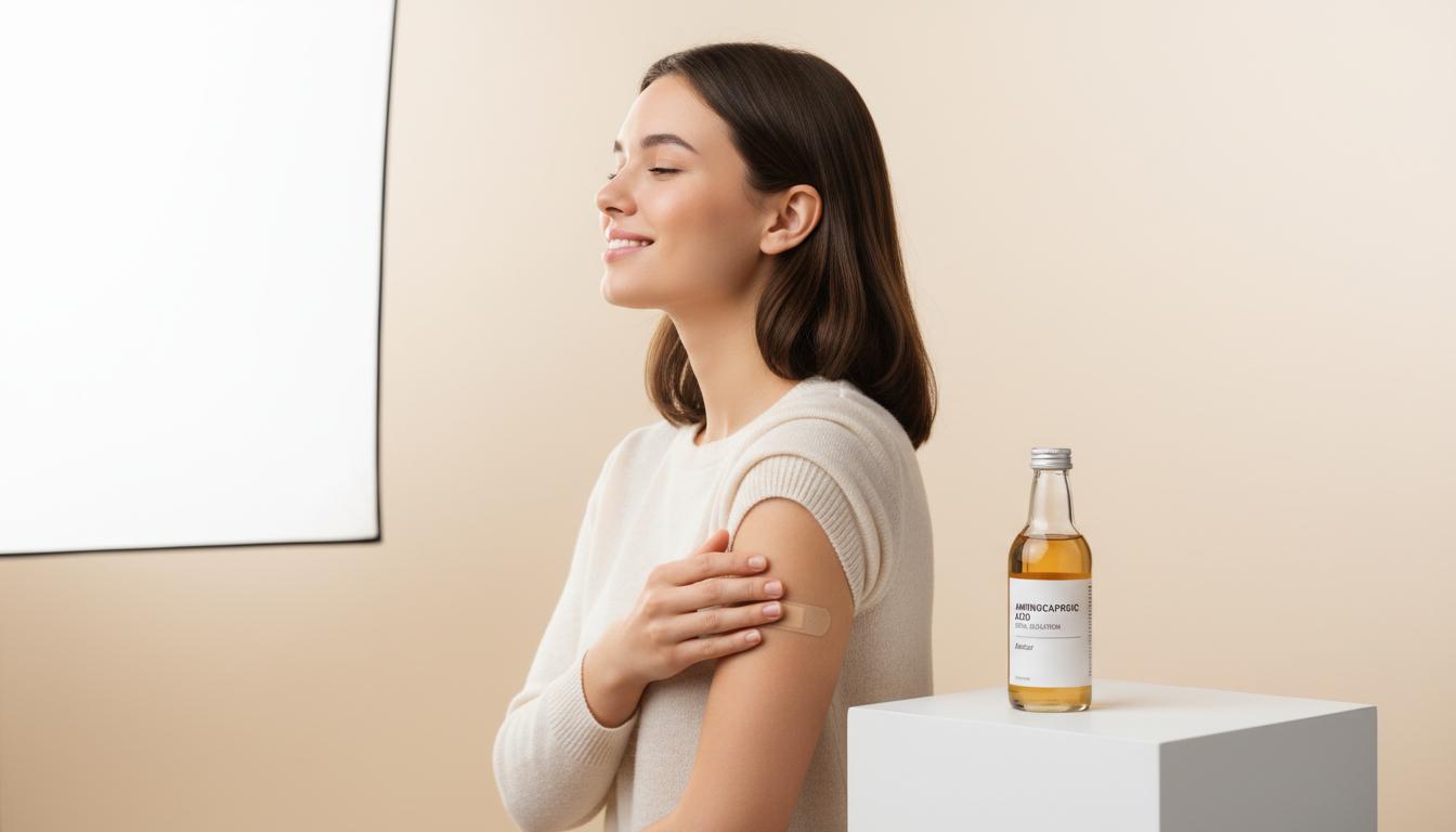 ඔයාගේ ලේ ගැලීම නවත්වන්න උදව්වක්: ඇමයිනොකැප්රොයික් ඇසිඩ් (Aminocaproic Acid) සිරප් එක ගැන දැනගමු! ඔයාගේ ලේ ගැලීම නවත්වන්න උදව්වක්: ඇමයිනොකැප්රොයික් ඇසිඩ් (Aminocaproic Acid) සිරප් එක ගැන දැනගමු!