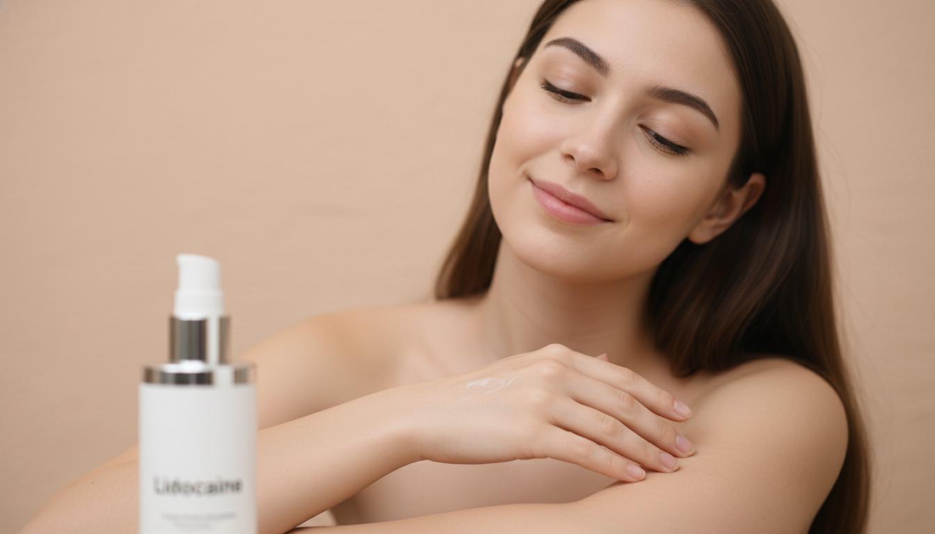 Are you aware of (Lidocaine), which relieves pain and numbness in the skin?