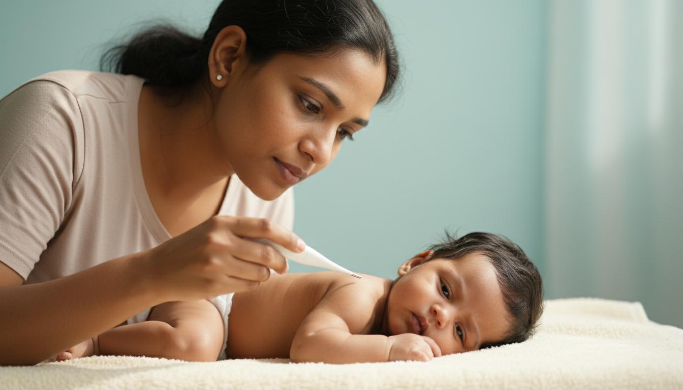 පොඩිත්තන්ගේ උණ හරියටම බලමුද? ගුද මාර්ගයෙන් උණ බලන (Rectal Temperature) නිවැරදි ක්‍රමය