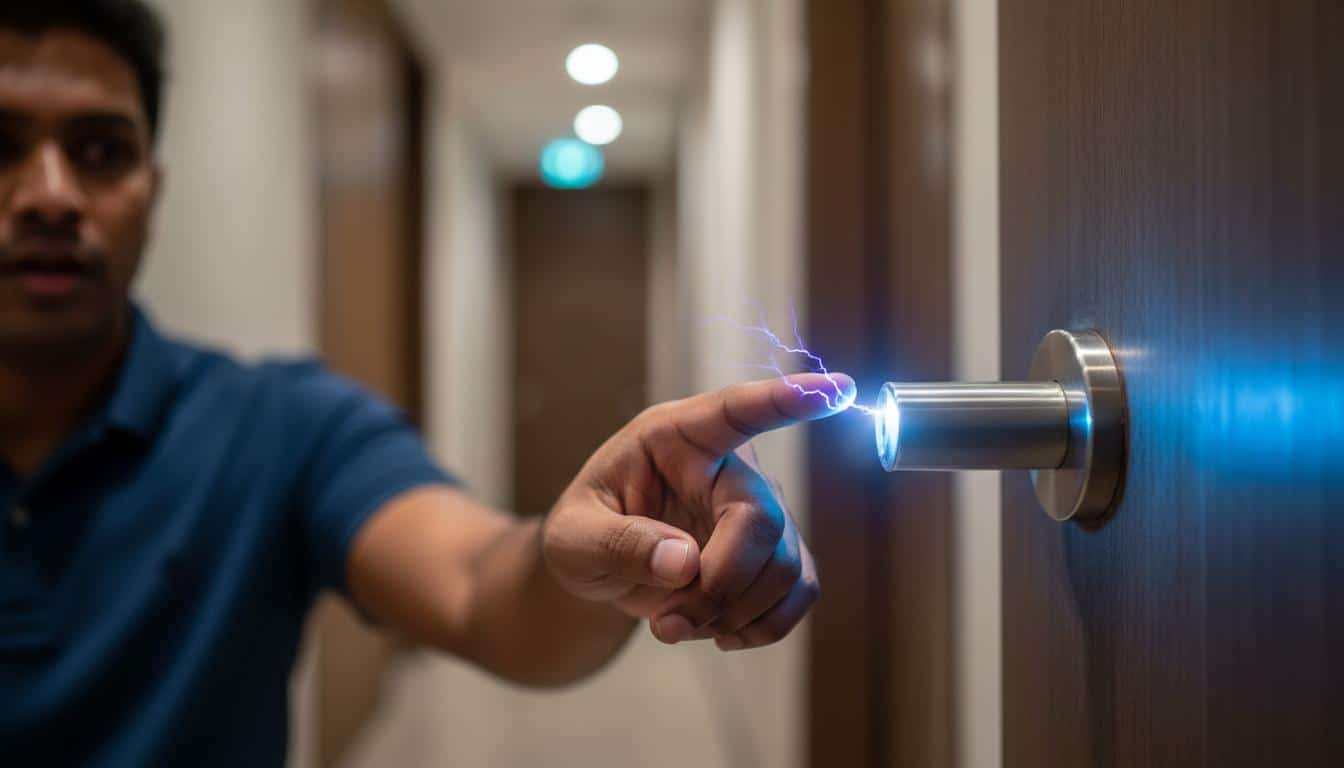 ඇයි අපිට සමහර වෙලාවට ‘ෂොක්’ වදින්නේ? (Static Electricity) ගැන සරලවම කතා කරමු!