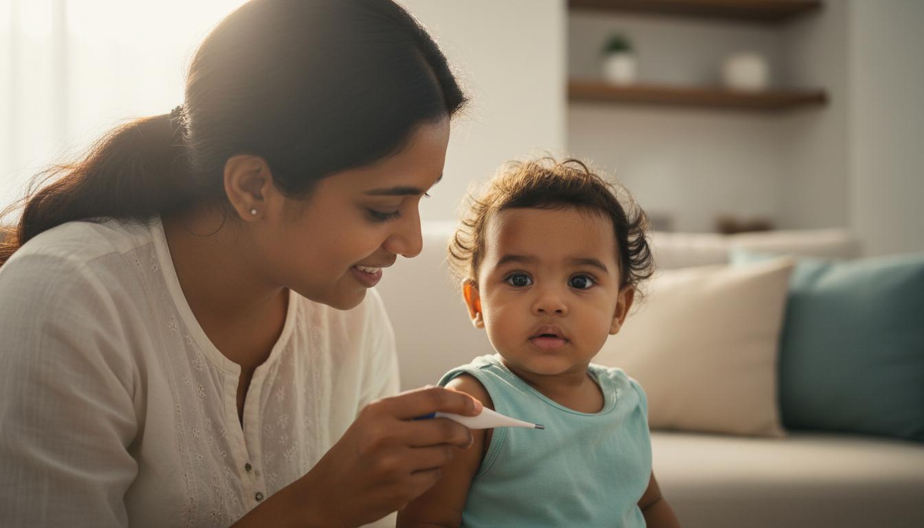 ඔයාගේ පොඩිත්තාගේ කිහිල්ලෙන් උණ බලමුද? (Axillary Temperature) හරියටම කරන්නේ මෙහෙමයි! ඔයාගේ පොඩිත්තාගේ කිහිල්ලෙන් උණ බලමුද? (Axillary Temperature) හරියටම කරන්නේ මෙහෙමයි!