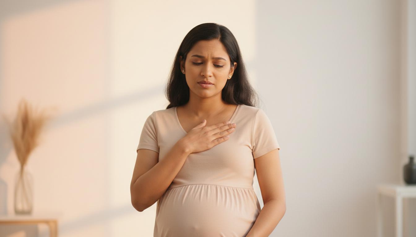ගර්භණී කාලෙදි ඔයාටත් පපුවේ දැවිල්ලක් එනවද? (Heartburn) අපි මේ ගැන කතා කරමු!