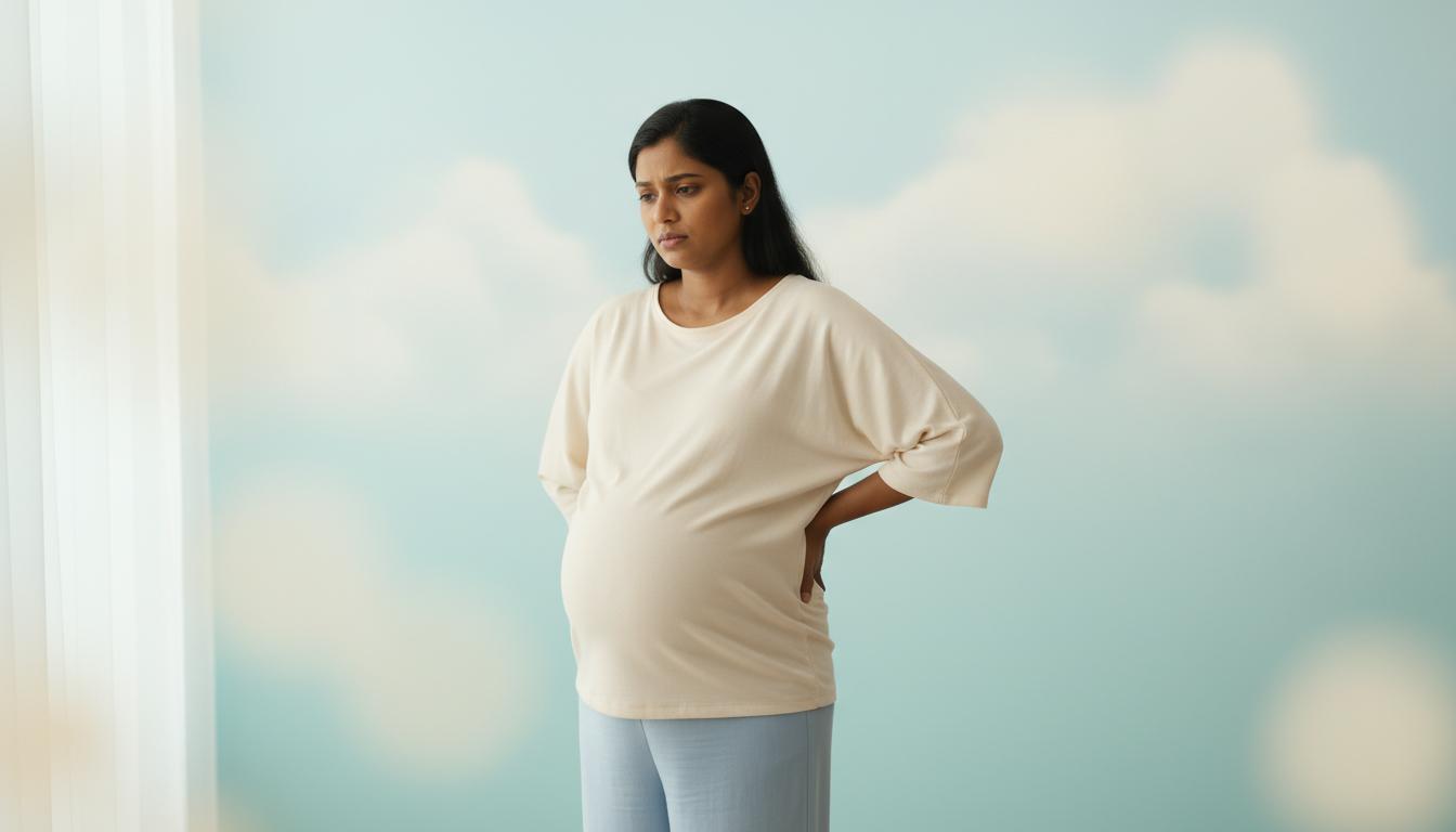 ගර්භණී කාලෙදි ඇඟේ එක එක තැන් අදිනවද? නහර පෙරළෙනවද? (Pregnancy-related Musculoskeletal Strain) අපි මේ ගැන කතා කරමු!