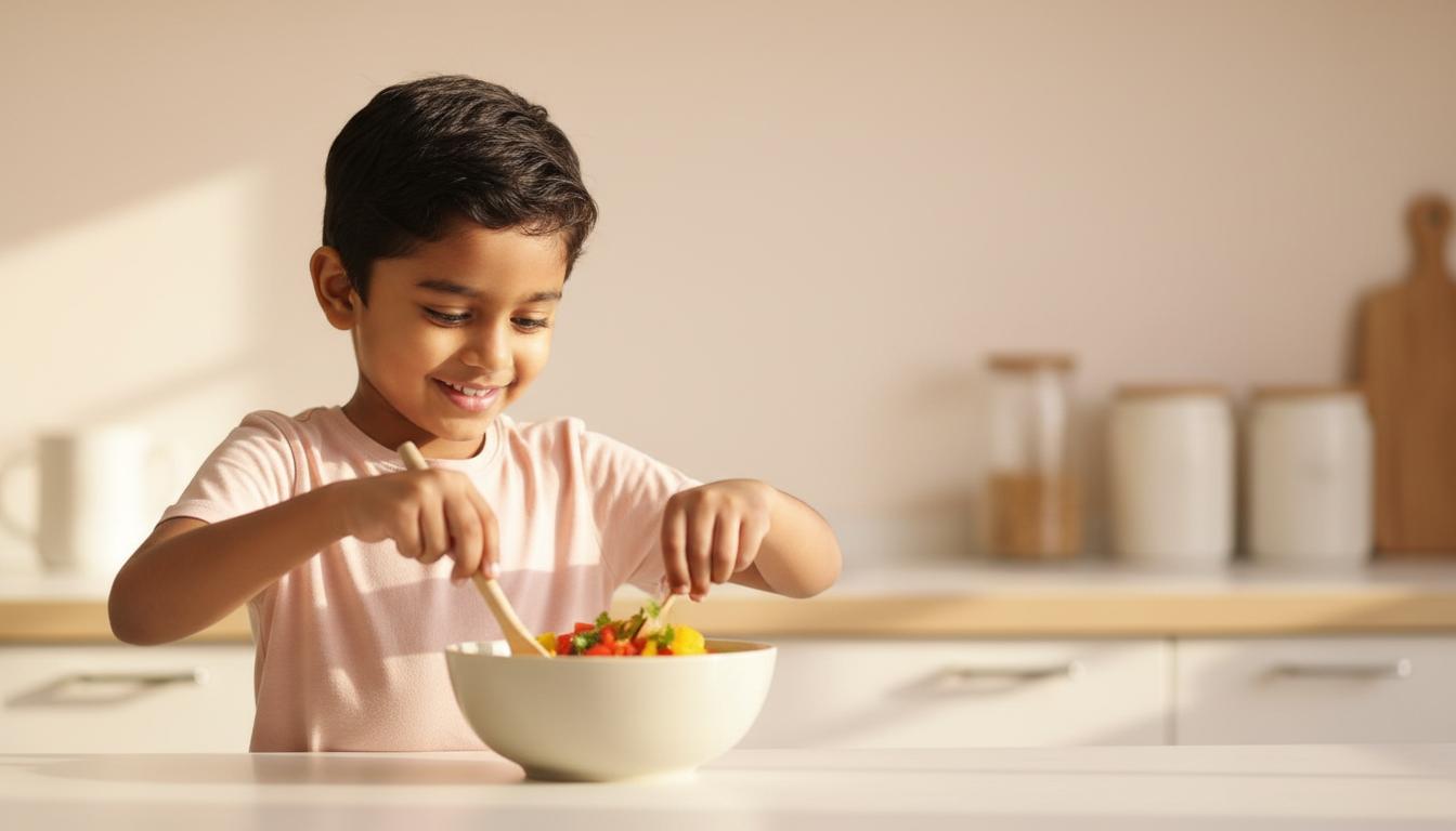 ඔයාගේ පොඩ්ඩත් එක්ක කුස්සියේ වැඩ කරමුද? (Kids in the Kitchen) මේකෙන් ලැබෙන වාසි ගොඩයි!