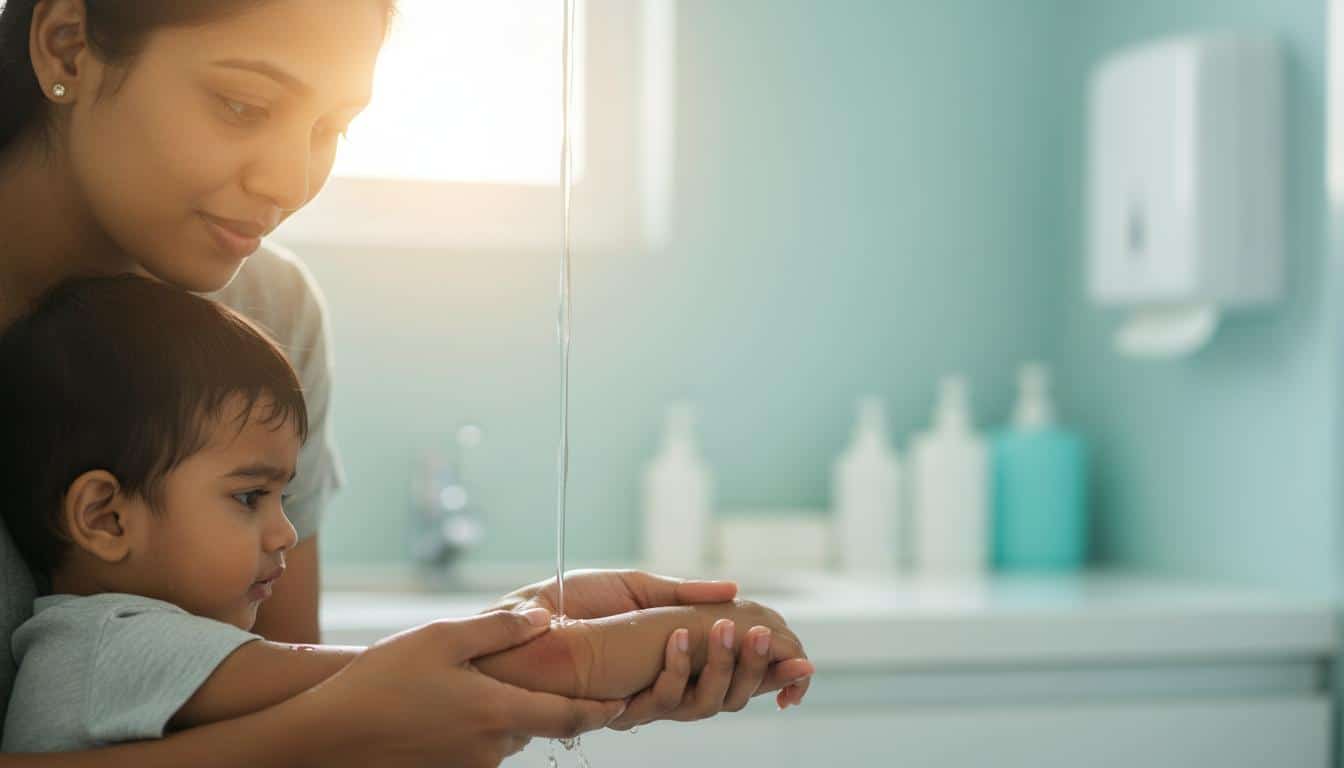 පොඩ්ඩෝ පිච්චුනොත් කලබල වෙන්නේ නැතුව මොකද කරන්නේ? (Burn Injuries) අපි හරියටම දැනගමු!