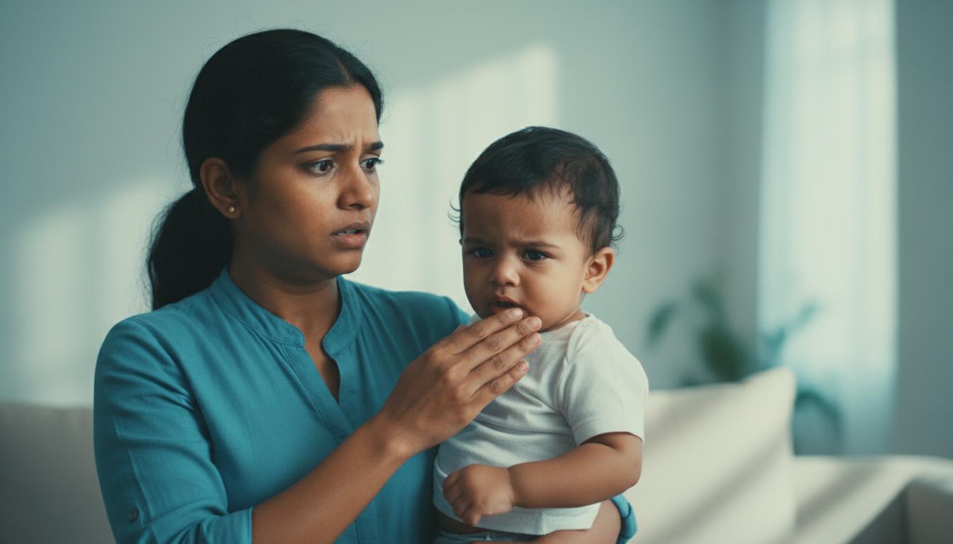 අනේ, බබාගේ උගුරේ මොනවාහරි හිරවුණොත්? (Choking) කලබල නොවී හරියටම දැනගමුද?