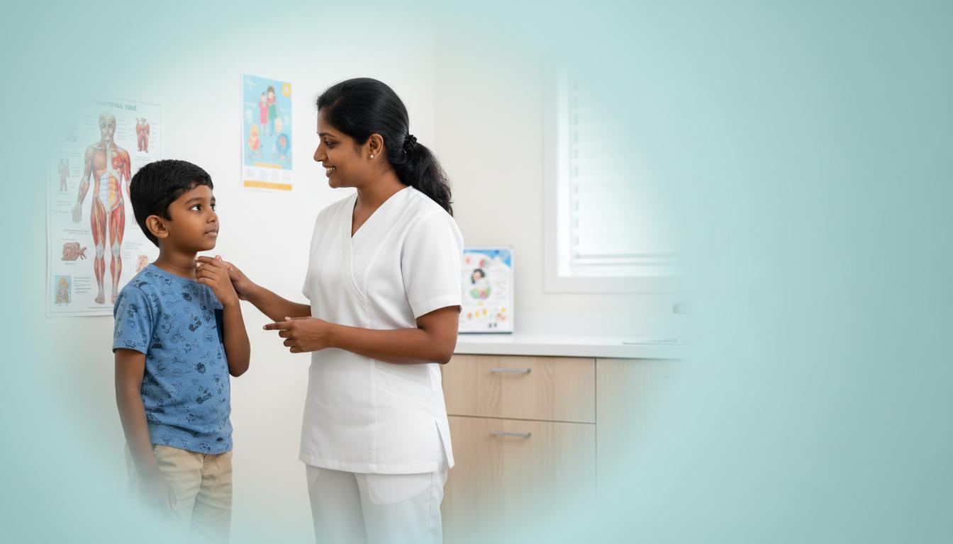 ඔයාගේ අවුරුදු 6ක දරුවාගේ සෞඛ්ය පරීක්ෂාව (Well-Child Visit): අපි මේ ගැන කතා කරමුද?