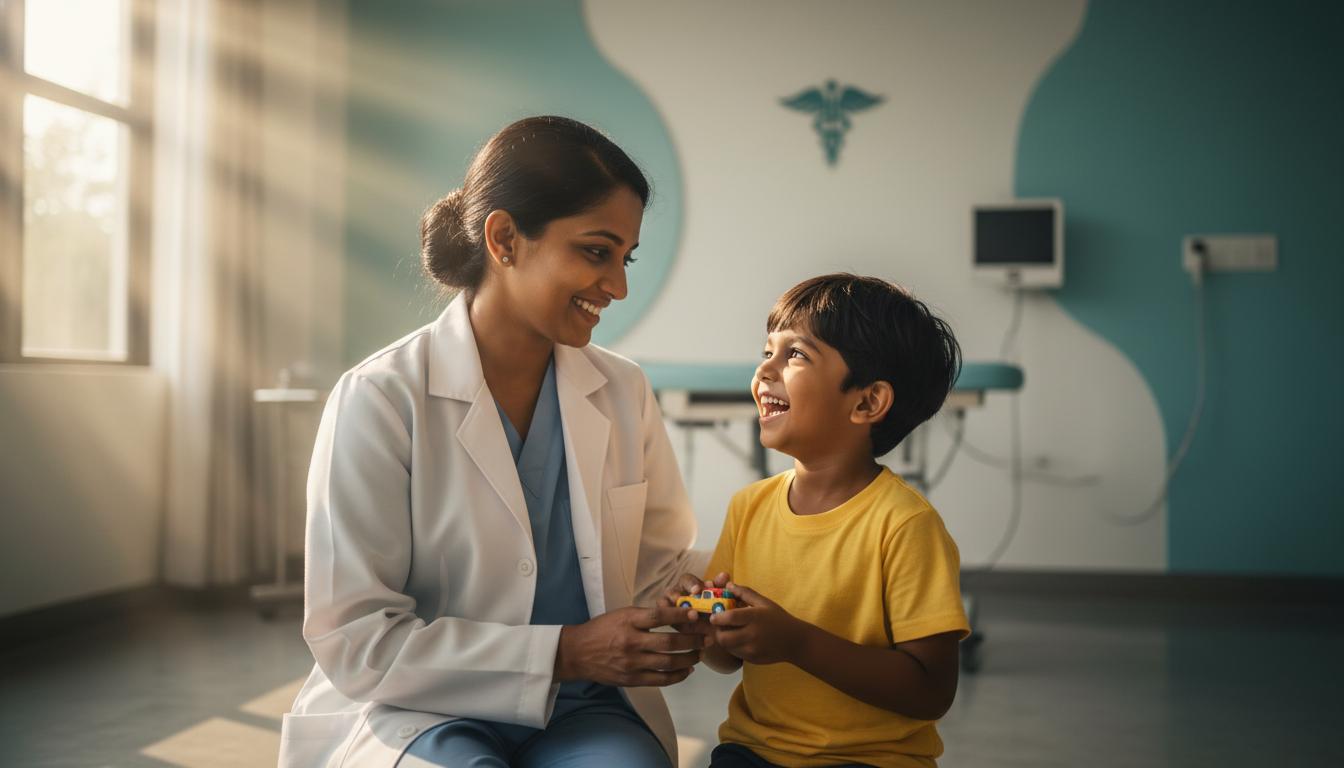 ඔයාගේ අවුරුදු 7 දරුවාගේ වෛද්‍ය පරීක්ෂණය (Well-Child Visit): අපි දැනුවත් වෙමුද?
