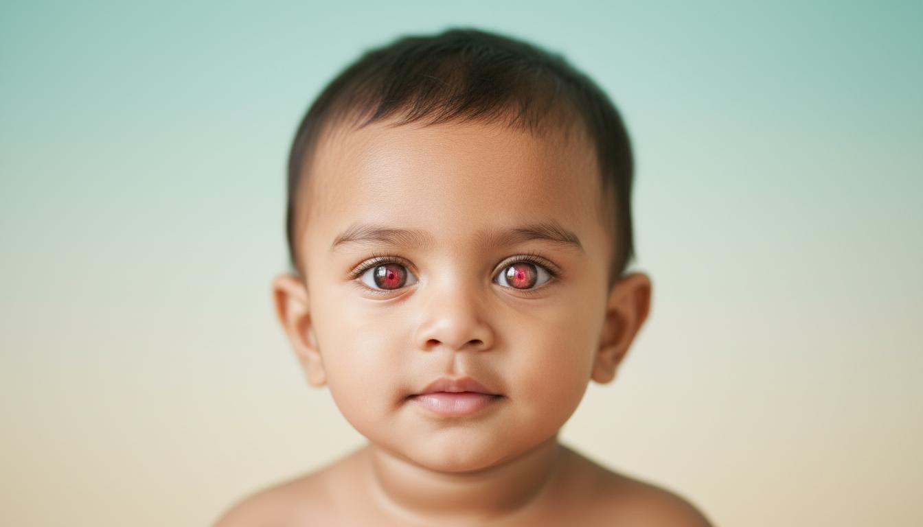 Do your baby's eyes glow red in a photo? This is about the 'Red Reflex'!