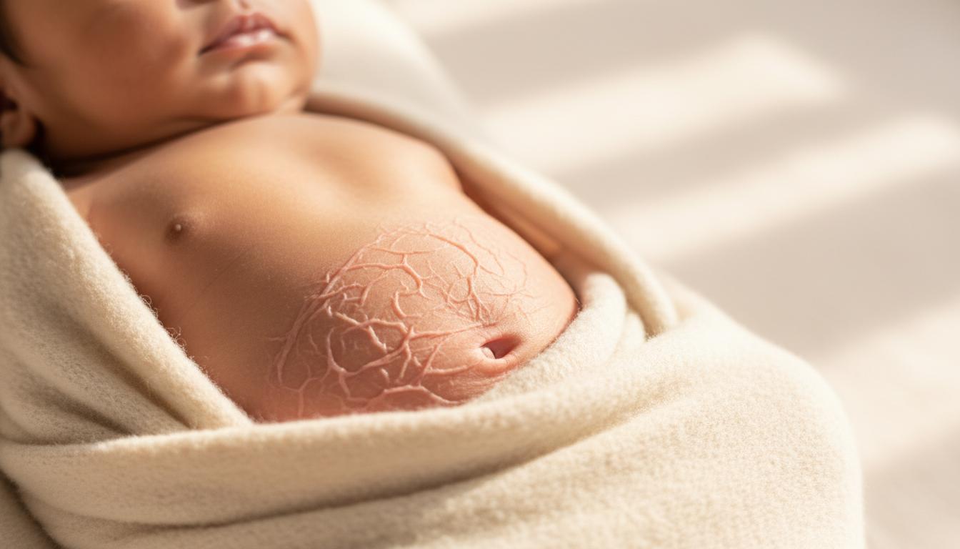 A barriguinha do seu bebê está enrugada como uma ameixa seca? Vamos falar sobre a Síndrome da Barriga de Ameixa Seca!