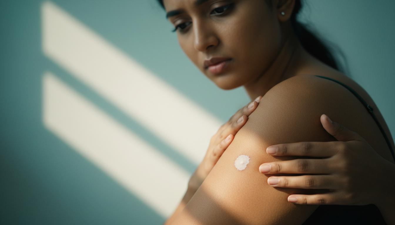 ඔයාගේ සමේ මේ වගේ සුදු ලප, කැසීම තියෙනවද? අපි කතා කරමු ලයිකන් ස්ක්ලෙරෝසස් (Lichen Sclerosus) ගැන!