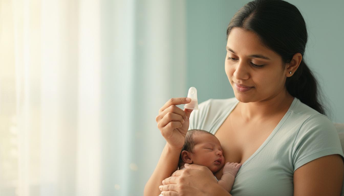 Está com dificuldades para amamentar seu bebê? Vamos conversar sobre um protetor de mamilo (Nipple Shield).