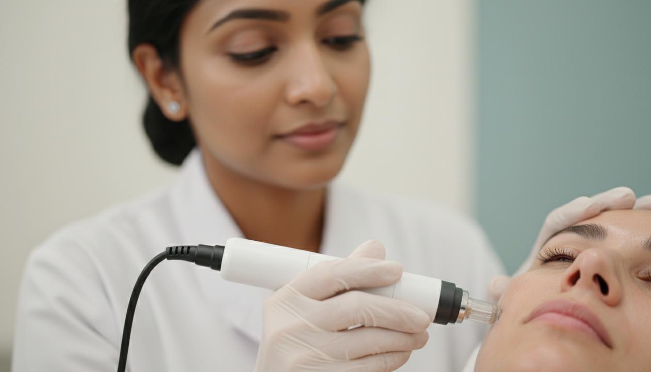 Let's learn about Microneedling treatment to get rid of wrinkles and scars on the skin.