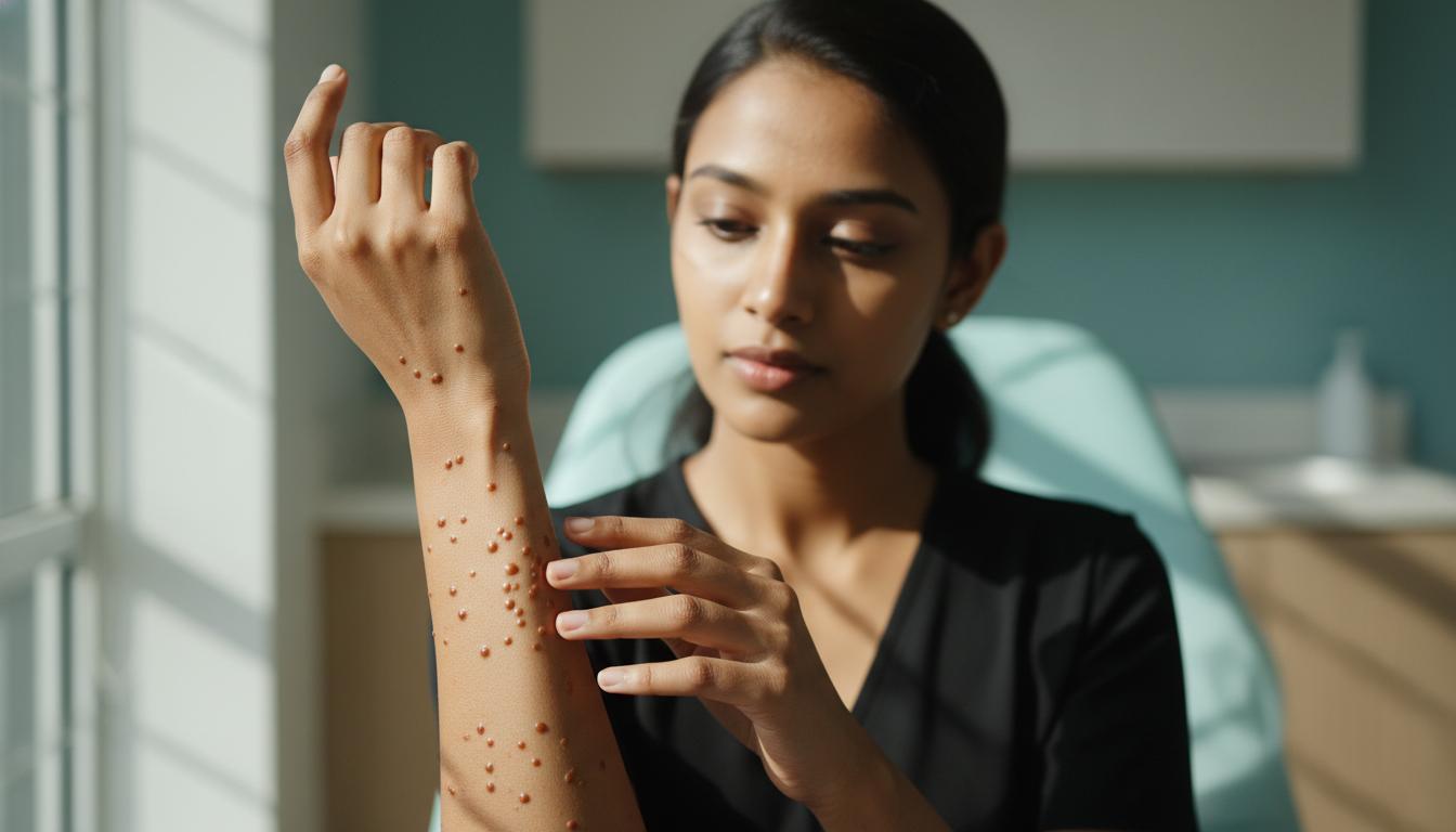 Have you noticed small, shiny blisters on your skin? Could it be Lichen Nitidus?