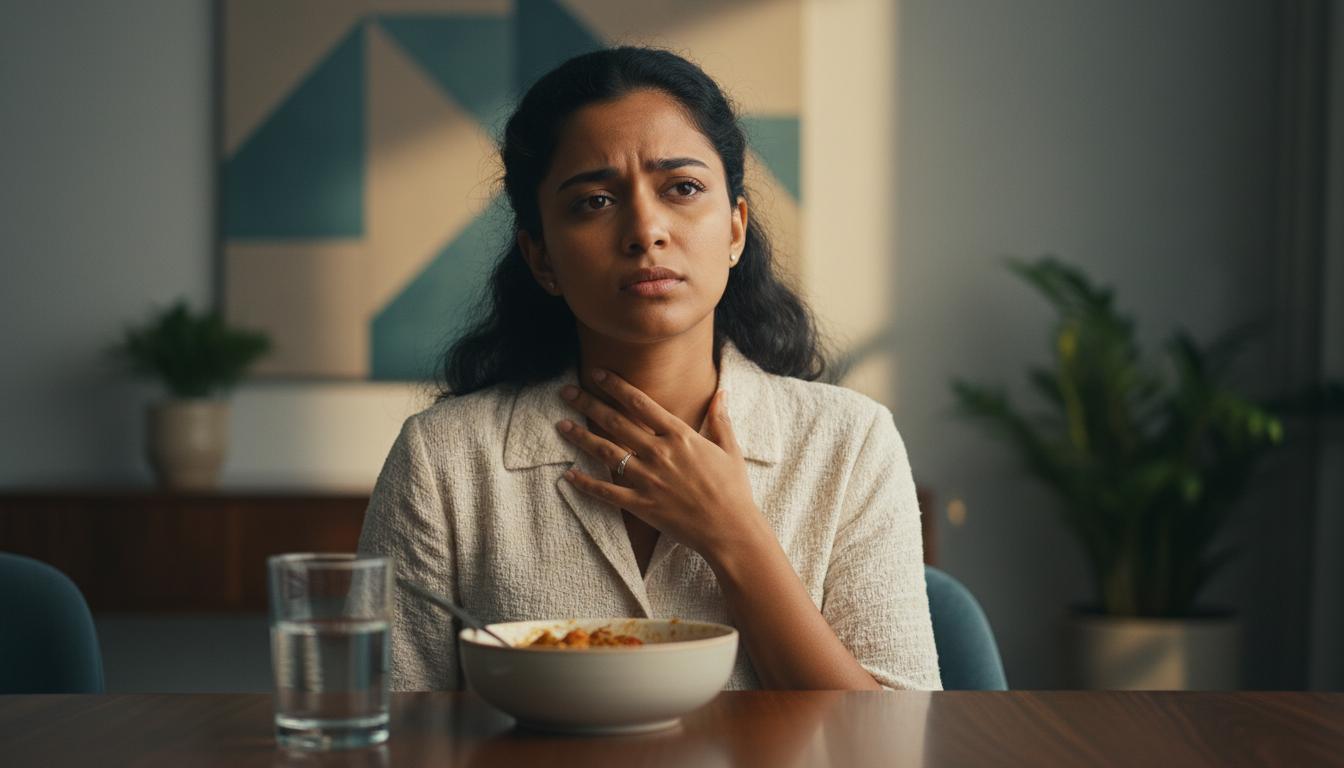 කෑම කාලා ආයෙත් උගුරට එනවද? මේ රූමිනේෂන් සින්ඩ්රෝම් (Rumination Syndrome) ගැන කතා කරමු!
