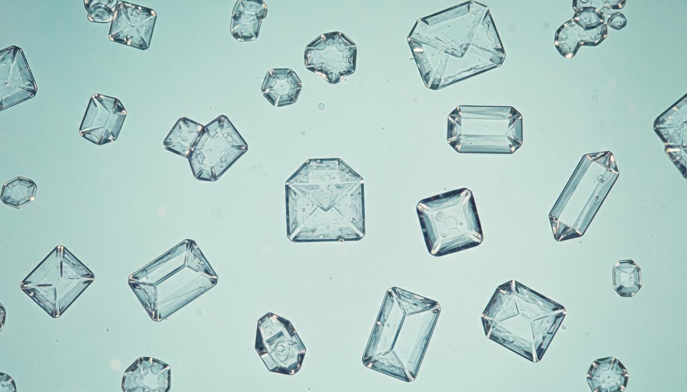 Do you have crystals like these in your urine? Let's talk about this!