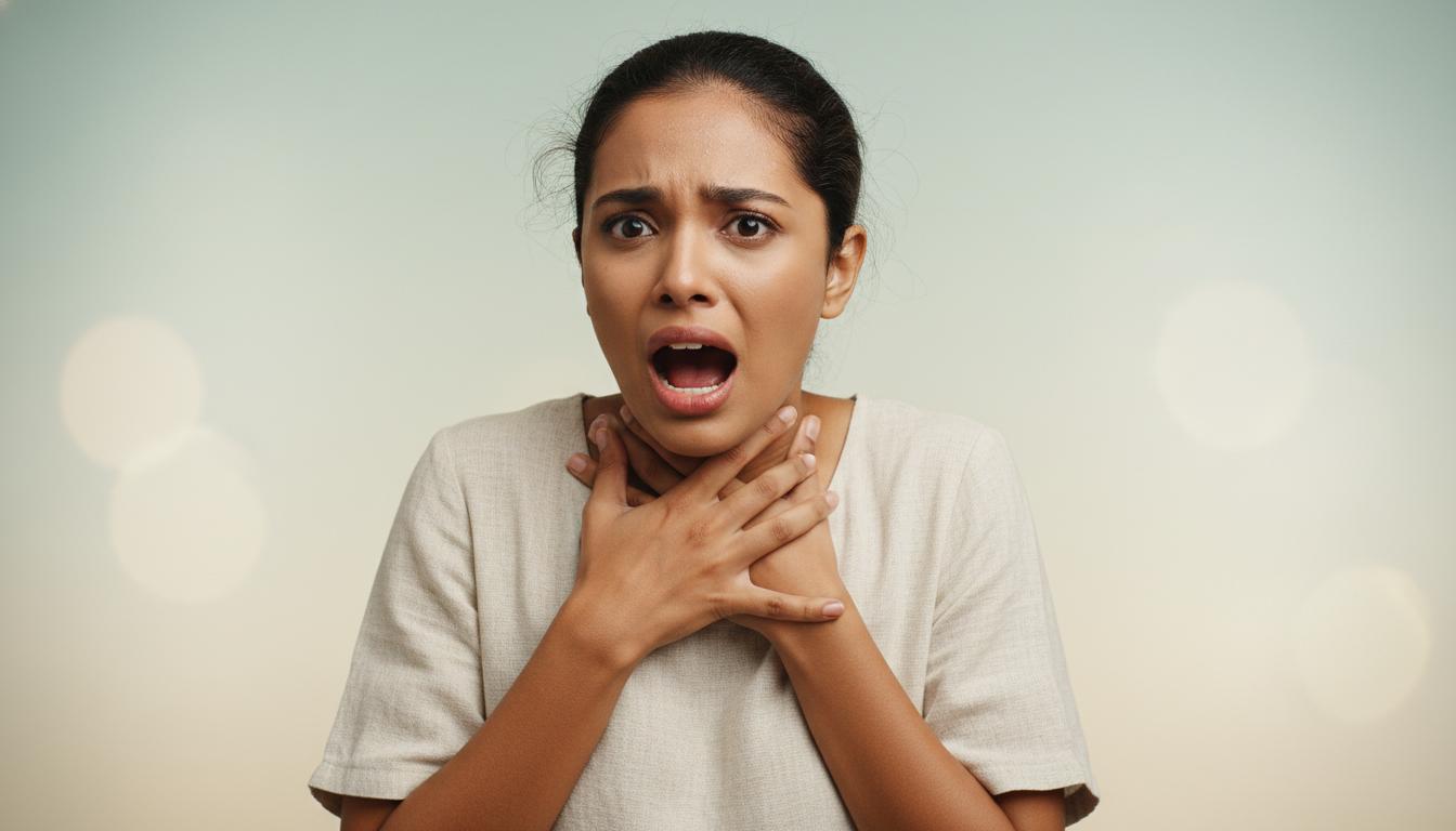 ඔයාටත් එකපාරටම හුස්ම හිරවෙලා, කතාකරගන්න බැරිවෙනවද? ඒ සමහරවිට (Laryngospasm) වෙන්න පුළුවන්!