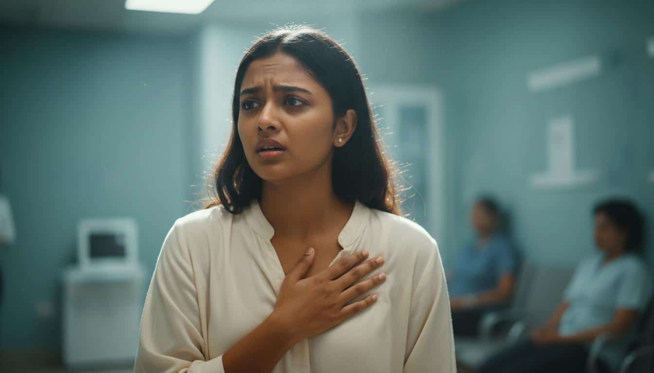 Are you also experiencing chest tightness along with difficulty breathing? Could it be cardiac asthma?