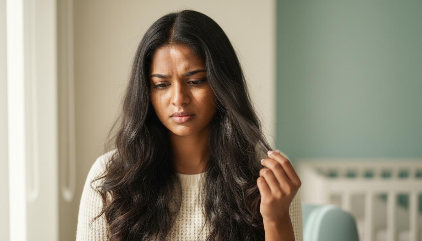 Are you losing your hair after having a baby? Let's talk about Postpartum Hair Loss''!