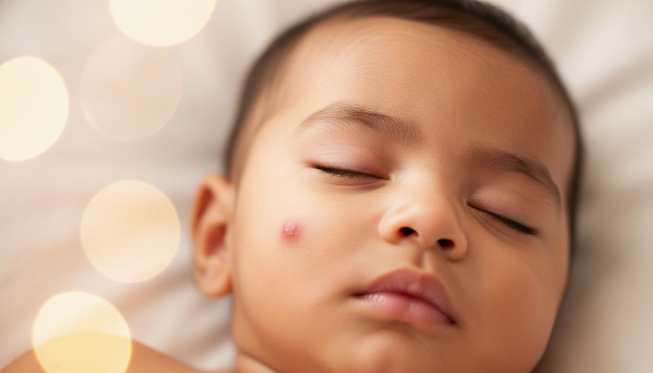 Does your little one have a red spot on their body? It could be a hemangioma!
