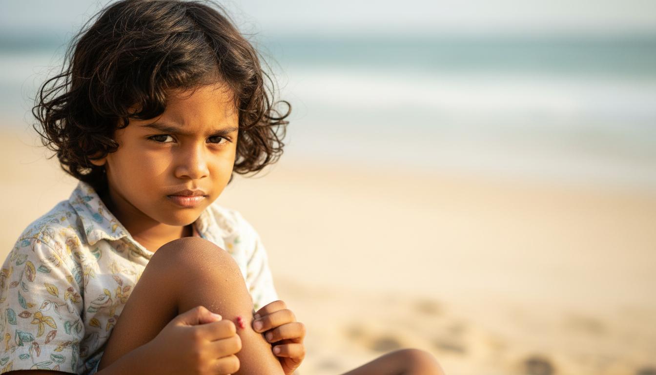 Be careful at the beach! Let's learn about sand flea bites.