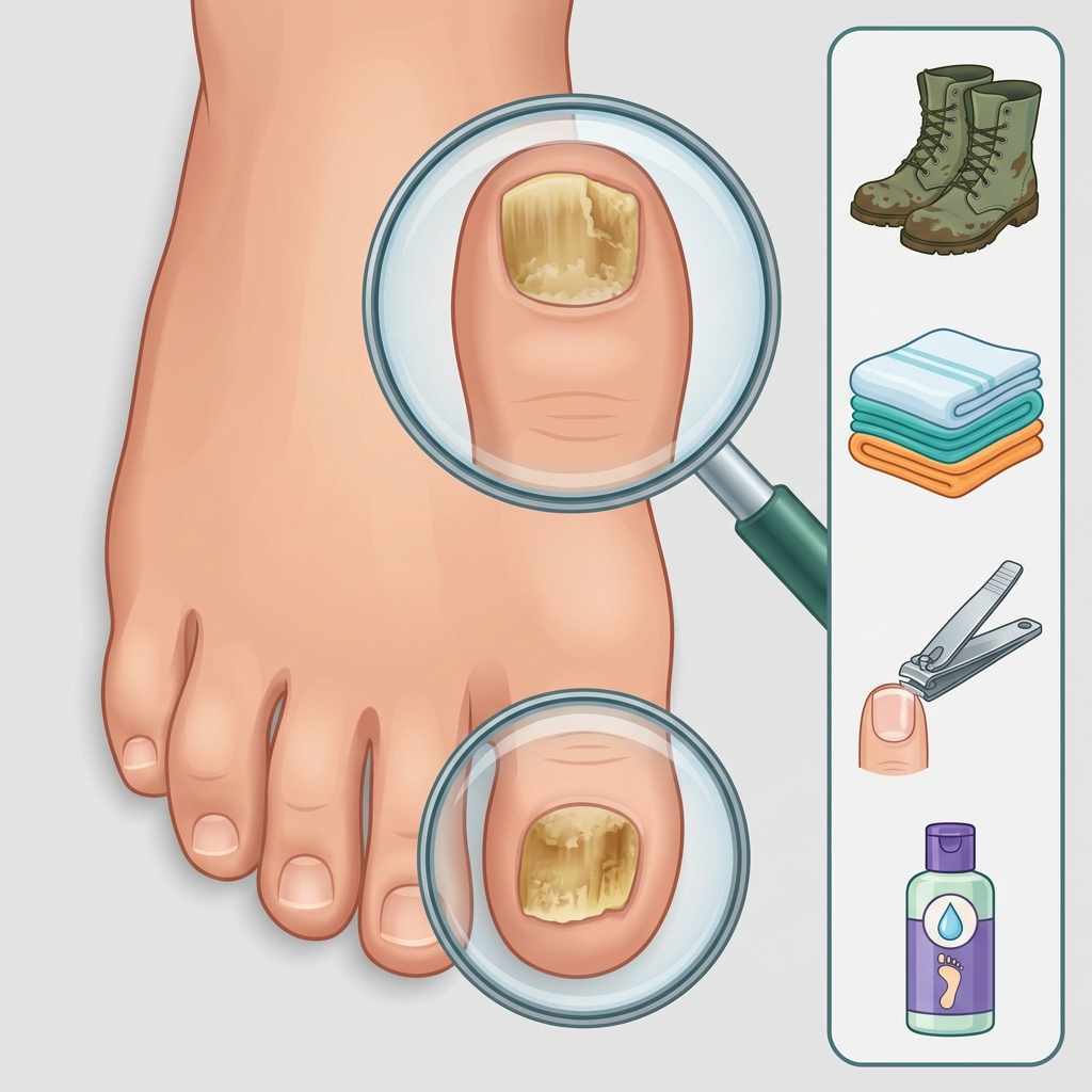 Onychomycosis Infographic