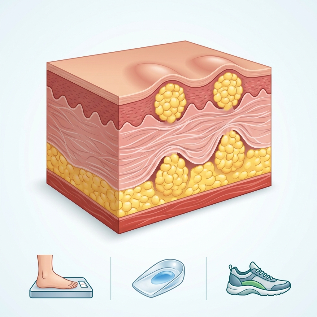 Piezogenic Papules Infographic