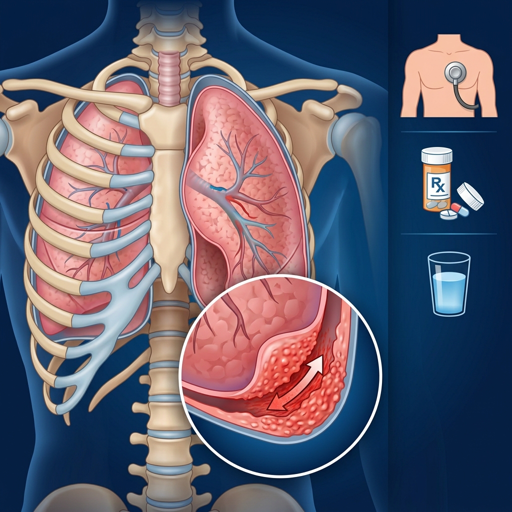 Pleural Friction Rub Infographic