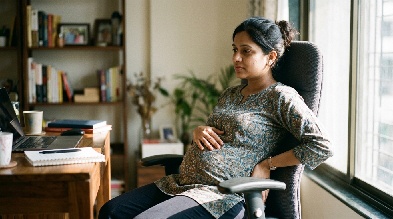 ගර්භනී සමයේ කොන්දේ කැක්කුම (Pregnancy Back Pain): නිදාගත යුතු ඉරියව් සහ ආරක්ෂිත ප්‍රතිකාර