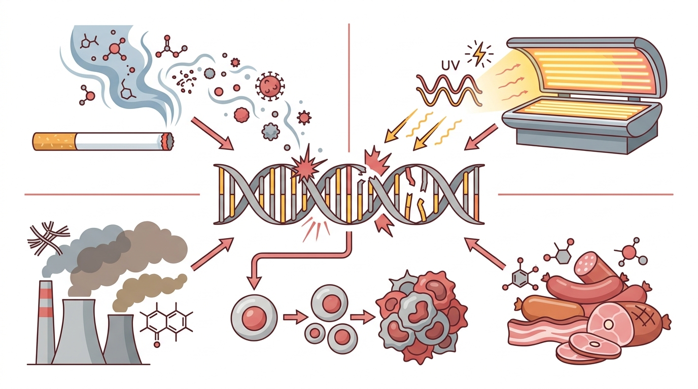 පිළිකා කාරක (Carcinogens) ගැන ඔයාටත් ප්රශ්න තියෙනවද? අපි මේ ගැන සරලව කතා කරමු! Infographic