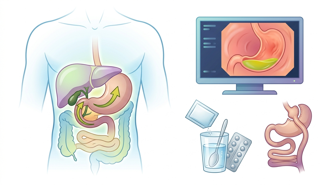 Bile Reflux Infographic