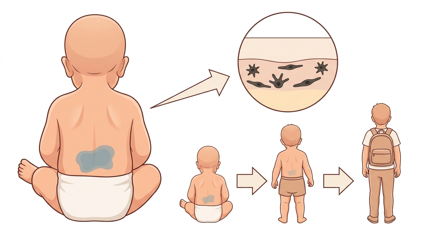 Congenital Dermal Melanocytosis Infographic