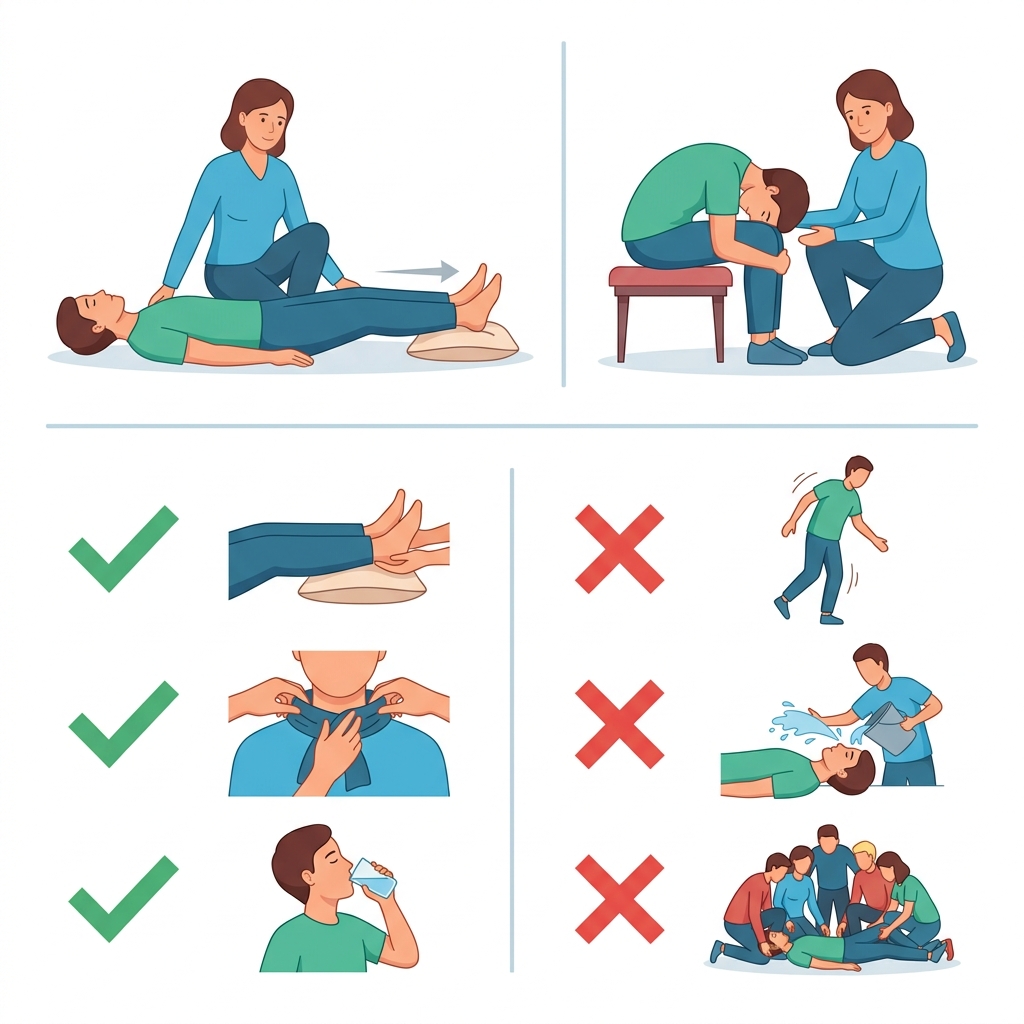 හදිසියේ ක්ලාන්තය දානවද? (Fainting) ගැන බය වෙන්න එපා, අපි කතා කරමු! Infographic