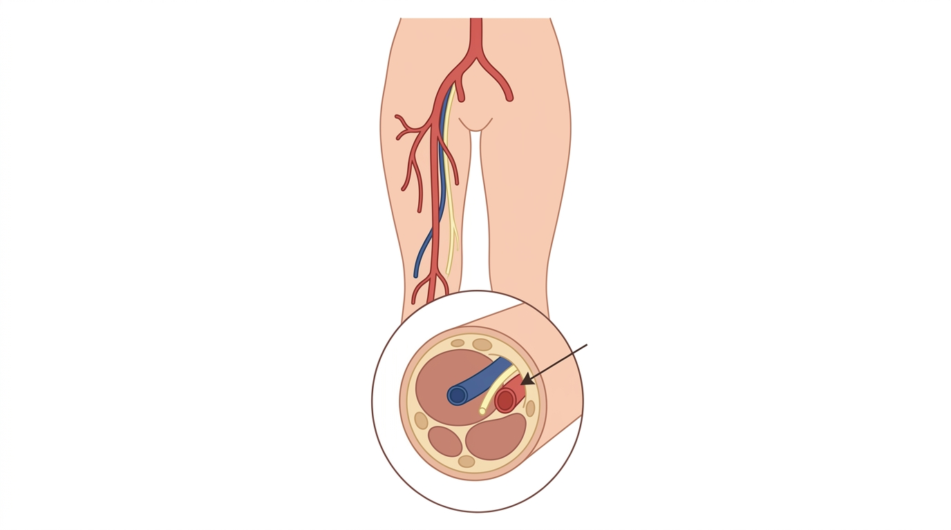 අපේ කකුල් වලට පණ දෙන මැජික් එක! ෆෙමොරල් ආටරි (Femoral Artery) ගැන හැමදේම Infographic