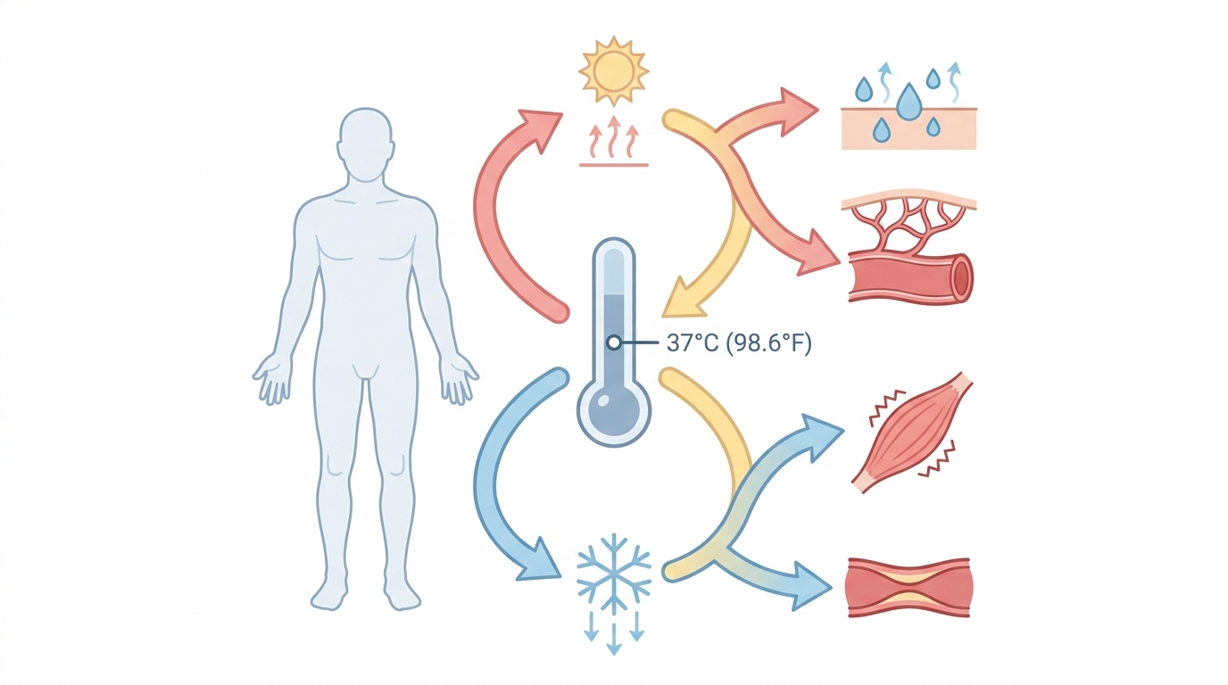 අපේ ඇඟේ පුදුම හැකියාවක්! ශරීරයේ සමබරතාවය (Homeostasis) ගැන සරලවම දැනගමු. Infographic