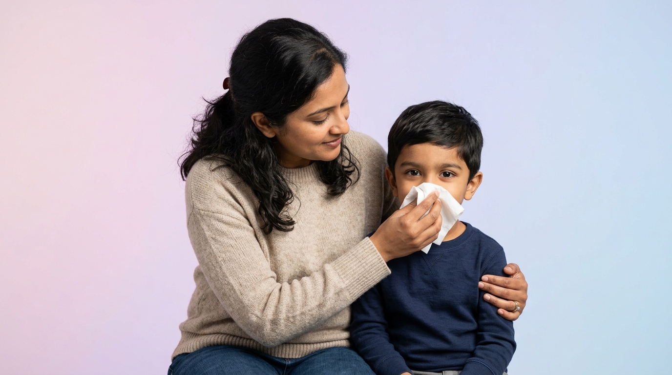 ළමුන්ගේ නාසයෙන් ලේ ගැලීම (Nose Bleeds in Kids) සහ ප්‍රථමාධාර