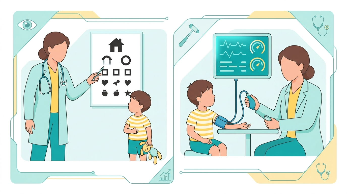 ඔයාගේ අවුරුදු 3 පොඩ්ඩගේ දොස්තර චෙක්-අප් එක (Well-Child Visit): අපි මේ ගැන දැනුවත් වෙමුද? Infographic