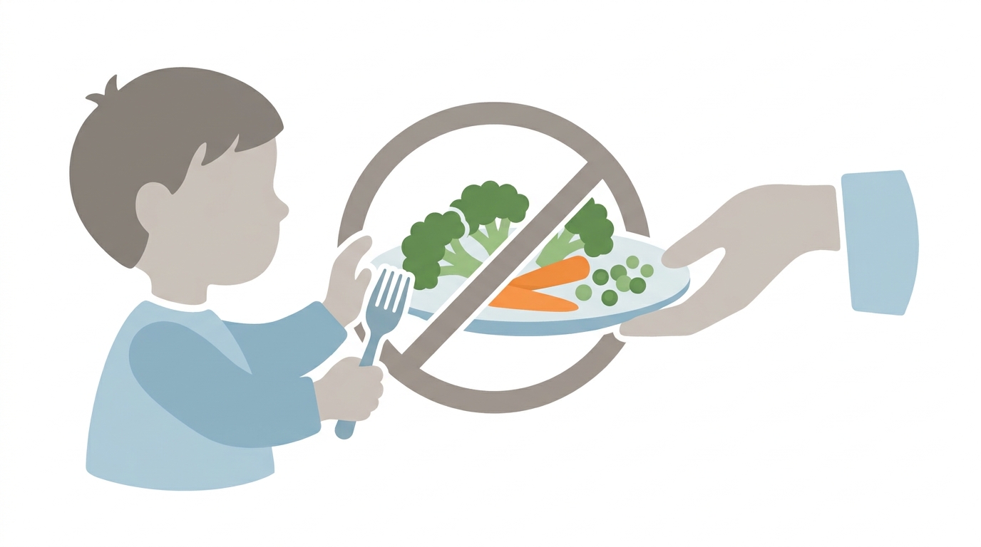 ඔයාගේ පොඩිත්තත් එළවළු කන්න අකමැතිද? (Vegetable Refusal) අපි මේ ගැන කතා කරමු! Infographic